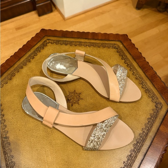 Zara Collection leather flat sandals size 38/8 - Picture 3 of 4